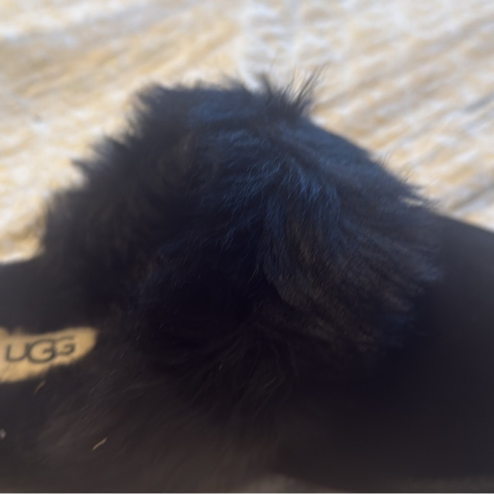 UGG Black Scuff Slippers